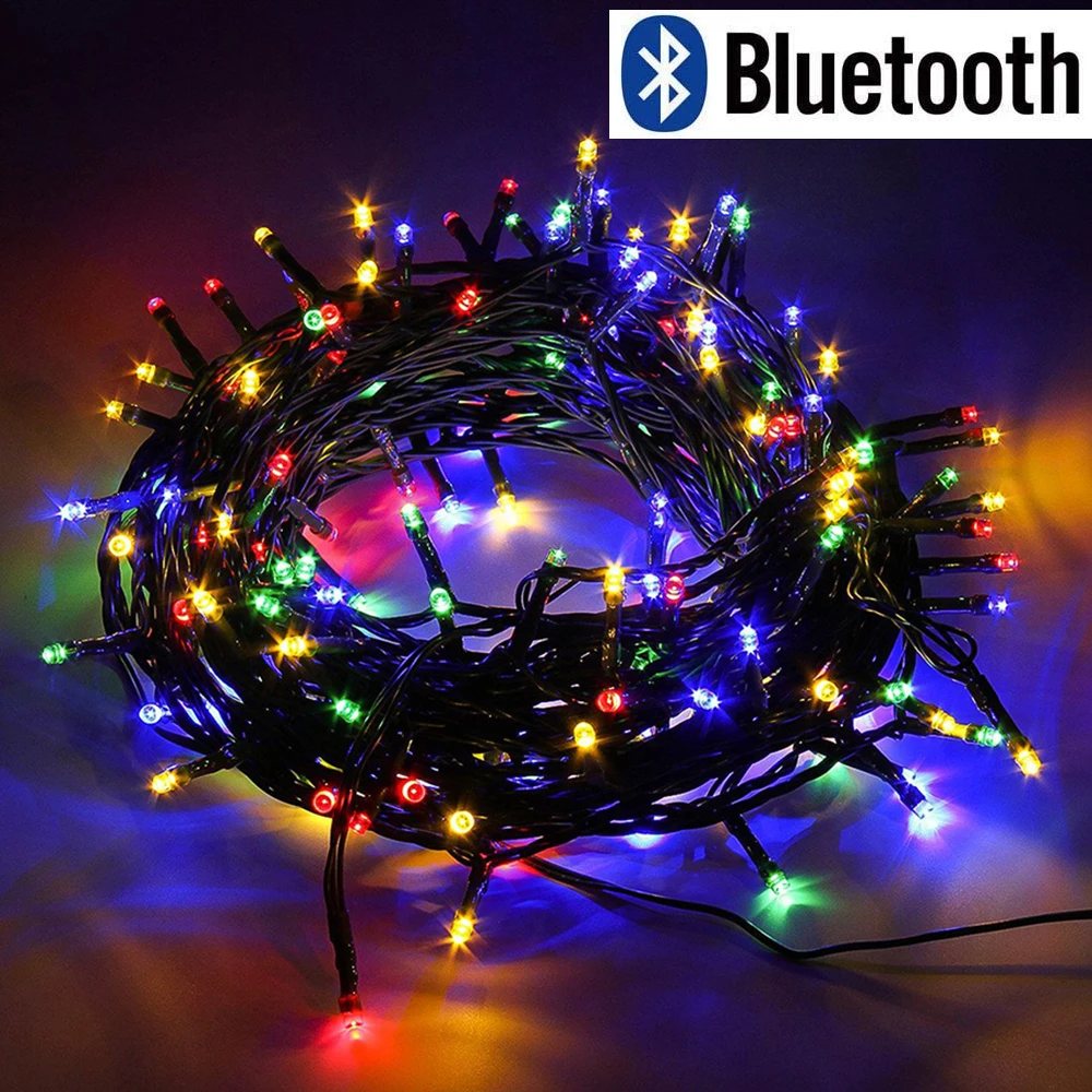 Bluetooth 10M 20M 30M 50M 100M LED Christmas String Lights 31V Low Voltage Outdoor Waterproof Light for Party Wedding Decoration