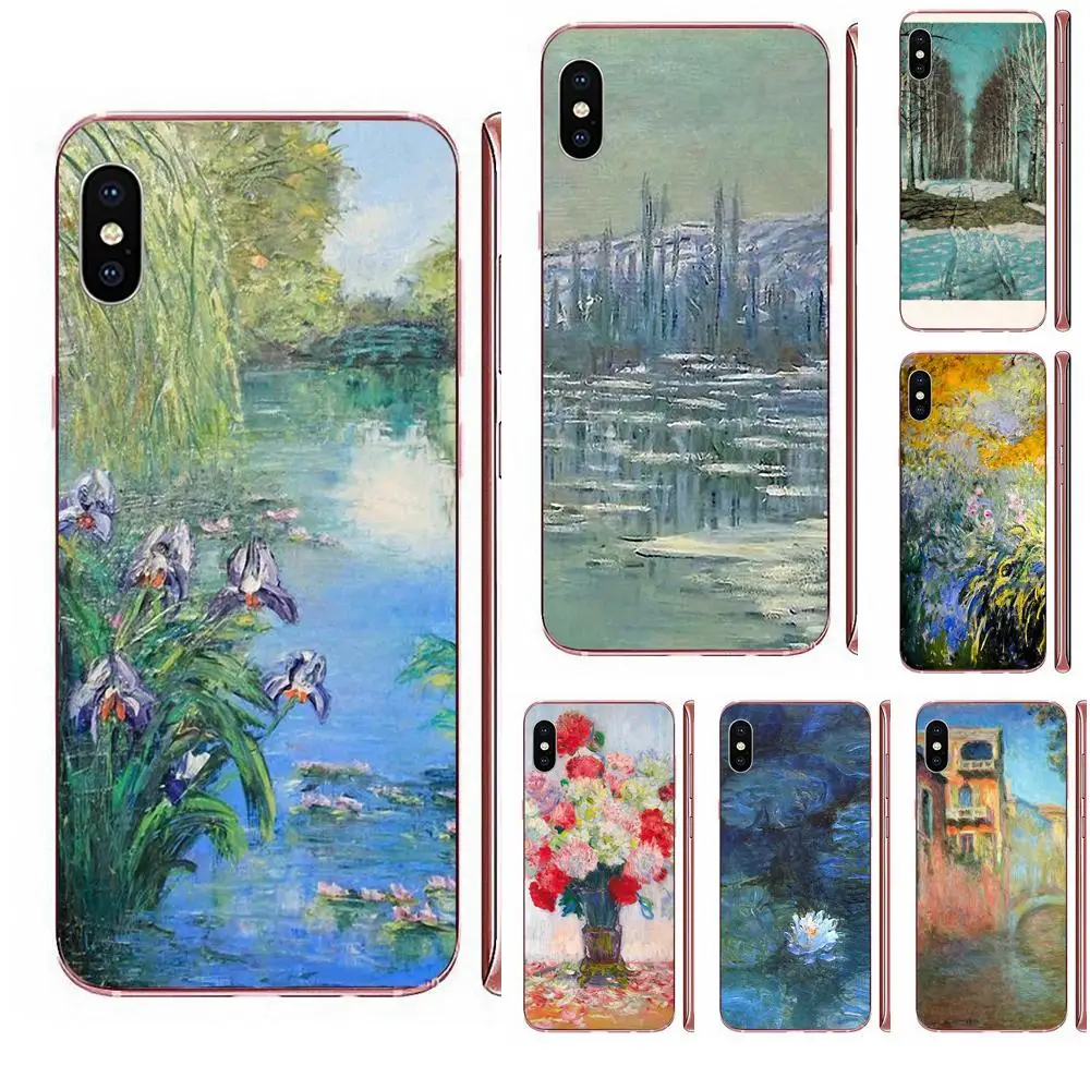 Для Xiaomi Redmi 3 3S 4 4A 4X 5 6 6A 7 K20 Note 2 5A Plus Pro Skin Hybrid Classic Art On Claude Monet Winter Snow|Бамперы| |