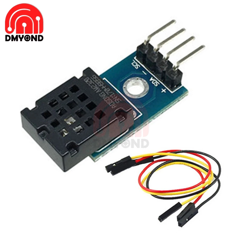 

3,3 V 5V DHT12 AM2320 цифровой датчик температуры и влажности плата модуля одиночный автобус I2C Замена AM2302 0%-99.9% диапазон влажности