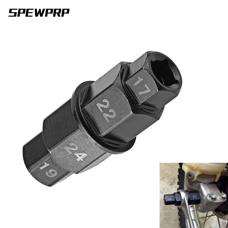 Универсальная Передняя и задняя оси колеса для мотоцикла 17 19 22 24 мм |