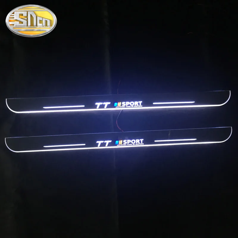 SNCN 2 шт Автомобильный светодиодный дверной порог для Audi TT 8n 8j 8s mk1 mk2 mk3