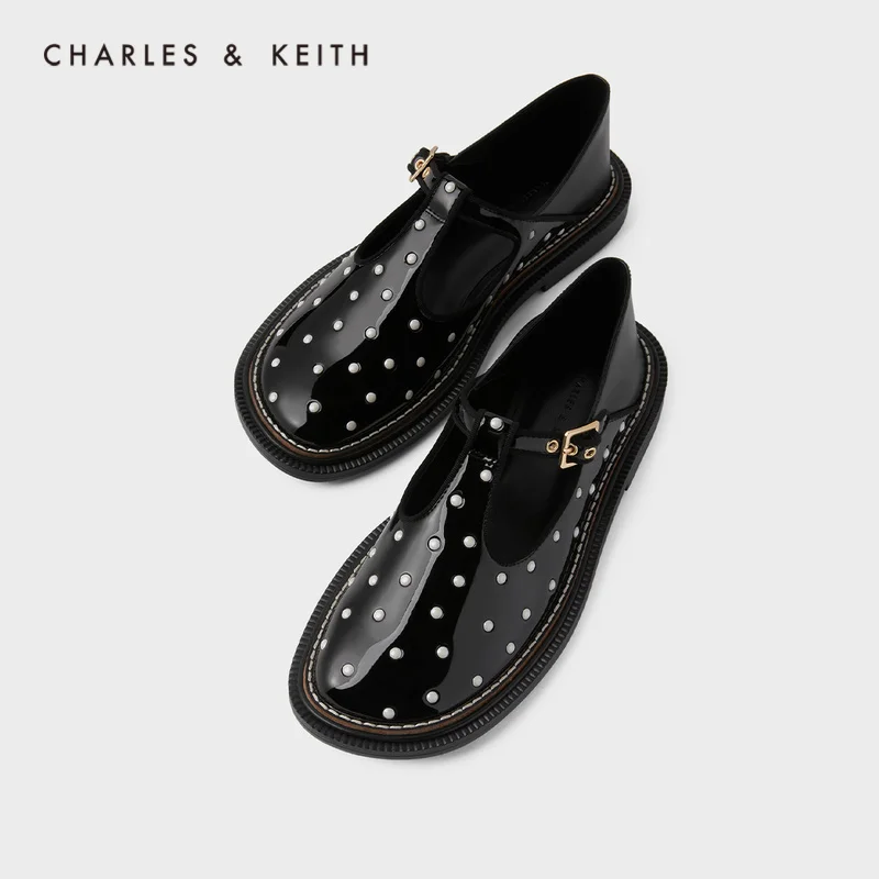 CHARLES＆KEITH Новинка на Осень 2020 CK1-70900234-AЖенские жемчужный украшено низкий каблук