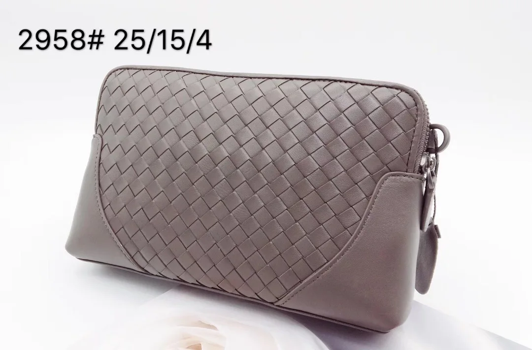 

free shipping fashion and cute hand-made knitting genuine leather sheepskin women one shoulder bag crossbody bag 3 color 25cm