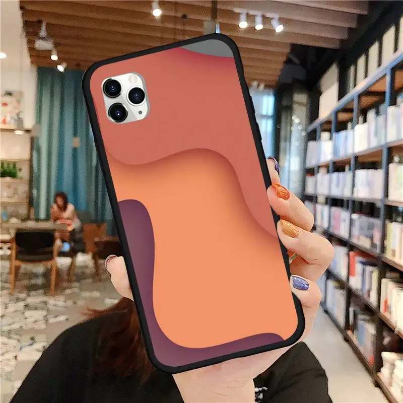 

Gradient color texture Phone Case for iPhone 11 12 pro MINI XS MAX 8 7 6 6S Plus X 5S SE 2020 XR