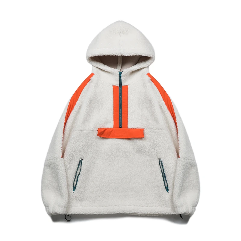 Зима 2019 мужской пуловер высокого качества утолщенный овечья шерсть с капюшоном