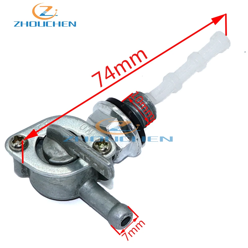 2pcs Gas Fuel Tank Valve Petcock Switch For Chicago Electric Storm CAT 900W Gasoline Generator | Supply