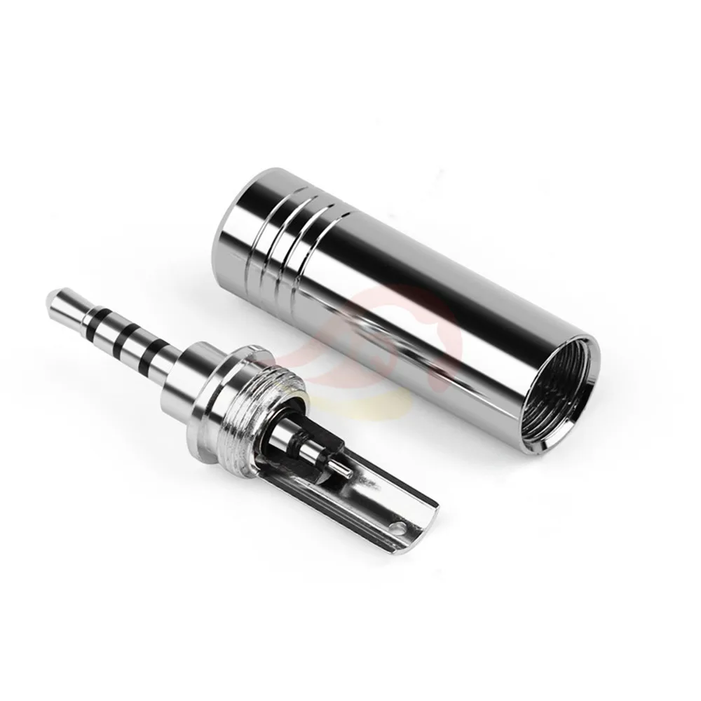 Разъем для наушников 2 5 4 полюсный стерео родиевый сбалансированный штекер мм