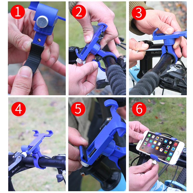 2 цвета открытый езда алюминиевый сплав мобильный телефон стенд кронштейн горный