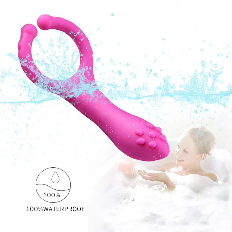 Мужской вибрирующий пенис секс кольца Анальный вибратор силиконовый клитор