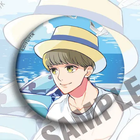 

6pcs/1lot Anime Fortissimo Figure 4847 Badges Round Brooch Pin Gifts Kids Toy