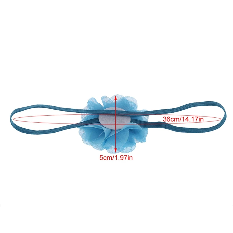 

10Pcs Cute Baby Kids Girls Flower Pearl Hair Band Rhinestone Headband Headdress New Dropship