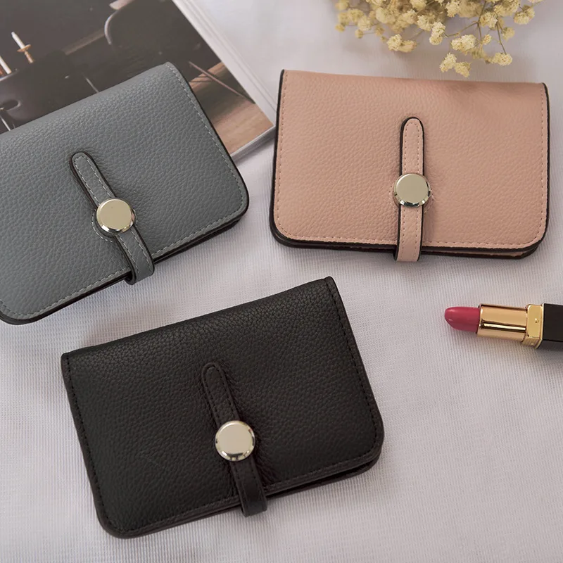 Простой кошелек CASMOR женский клатч кошельки высококачественный кожаный