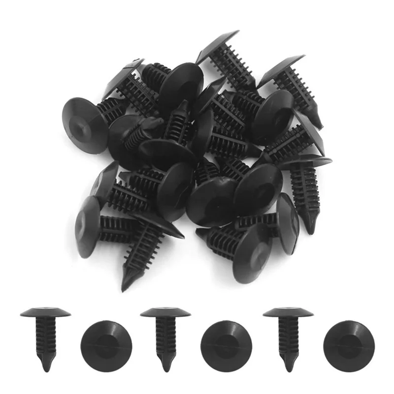 

Suitable for Trunk Lining Roof Plastic Cover Clip Tree-shaped Rivet Barbed Plastic Nail Decorative Fastener (100pcs) 3071