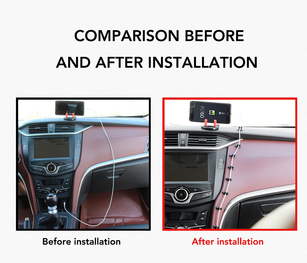 8 шт. автомобильный зажим для проводов наклейки Mini One Cooper R50 R52 R53 R55 R56 R60 R61 PACEMAN COUNTRYMAN