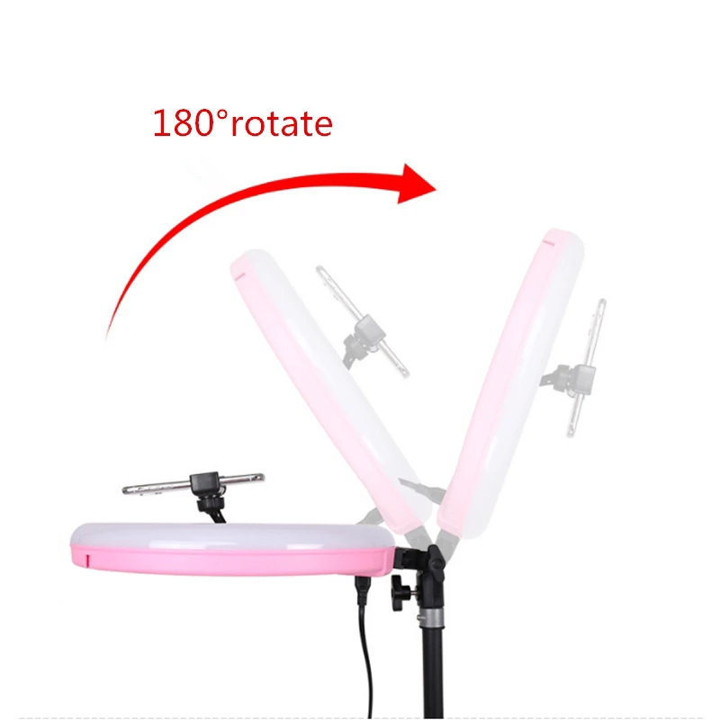 Кольцевой светильник для студийной фотосъемки 32 см светодиодный 3500 5600K с