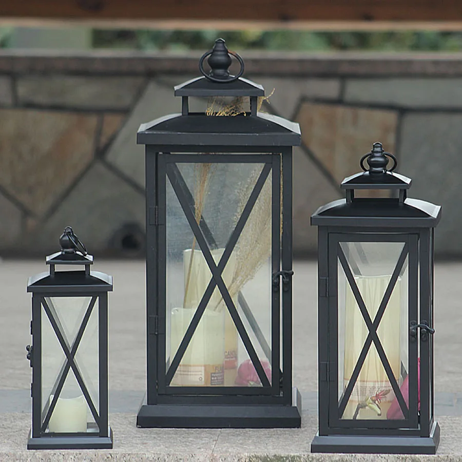 Простой держатель для свечей в европейском стиле из кованого железа свадьбы дня