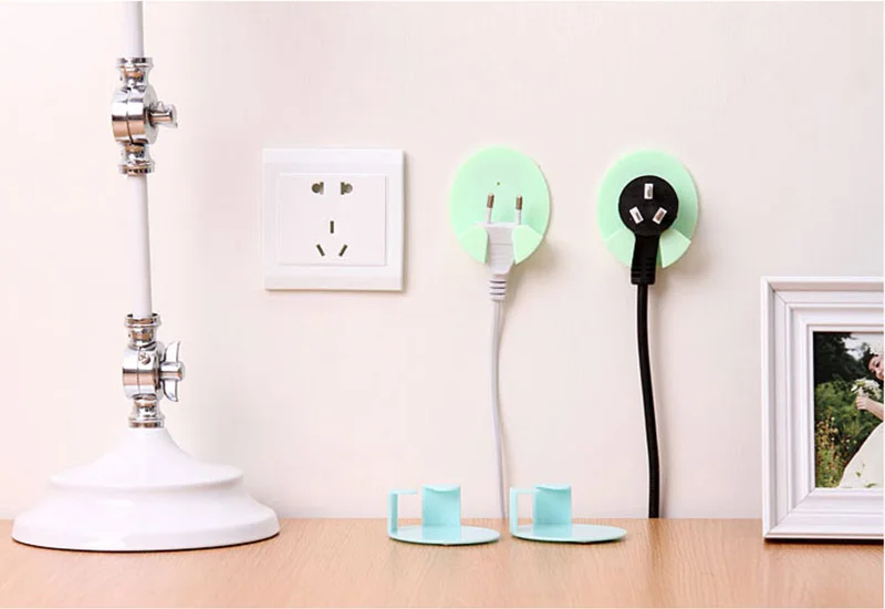 4 шт. самоклеящиеся крючки для кабелей и ключей | Дом сад