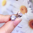 Серьги из серебра 925 пробы с сертификатом, свадебные украшения, не выцветают, не вызывают аллергии, HE003