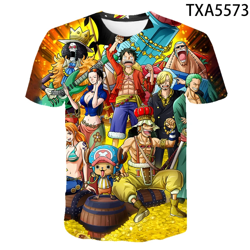 

New Fashion Cartoon Anime 3D Printed T Shirt Summer Style Men Women Children Streetwear Short Sleeve Boy Girl Kids Casual Tops