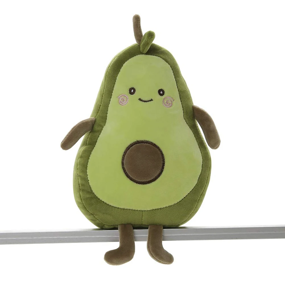 28 см мягкая игрушка авокадо плюшевая с рисунком фруктов мягкие мини кавайная
