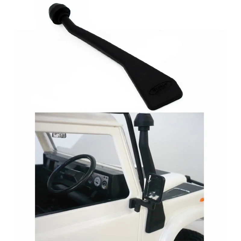 

1Pcs Black Rubber Snorkel for 1:10 RC Car Crawler 4WD Defender Gelande II D90 D110 D130 Truck Buggy Accessory