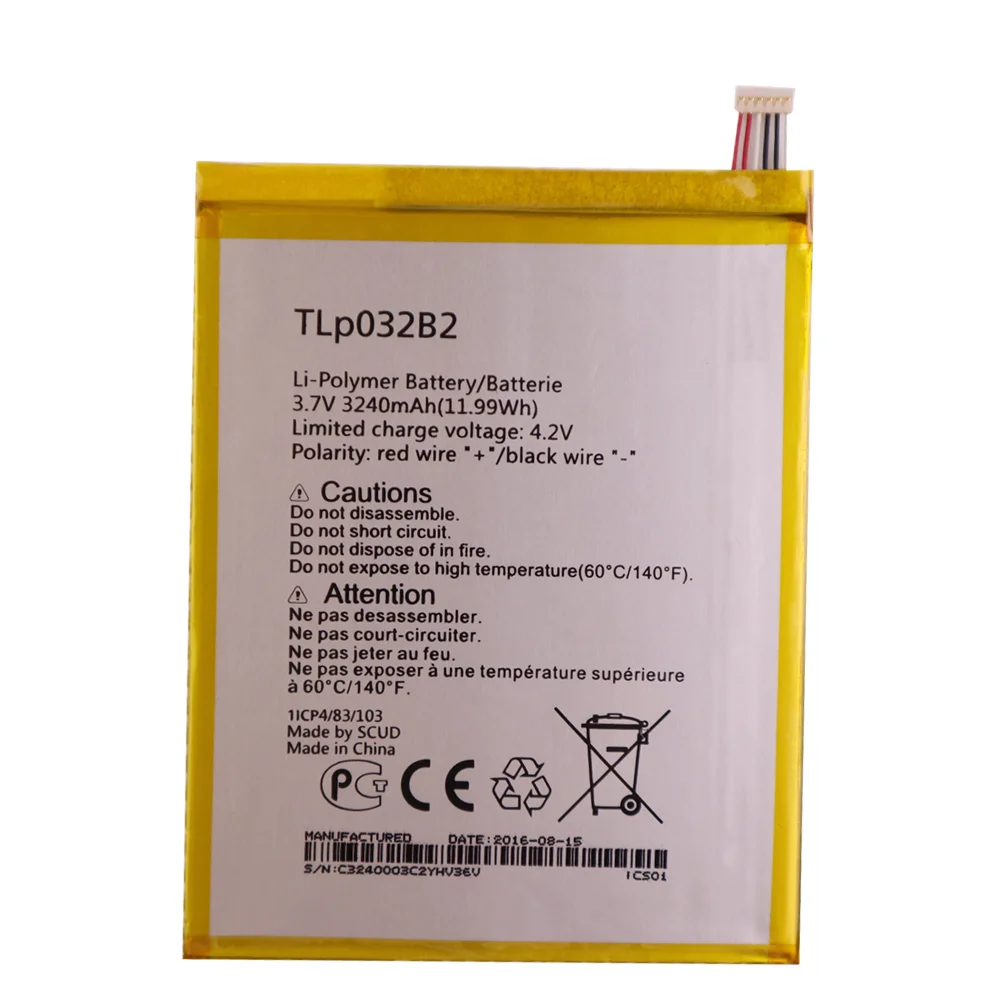 TLp032B2 Батарея для ALCATEL Pixi 3/рixi 7 /Pixi 8 9006W One touch Pop P310 P310A планшет OT-P330X TLp032BD батареи |