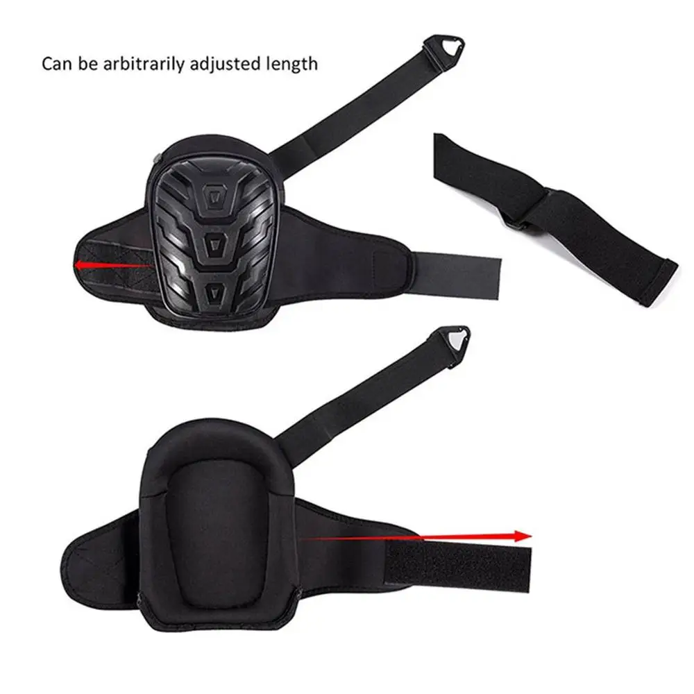 1 пара профессиональных наколенников с регулируемыми ремнями безопасные гелевые