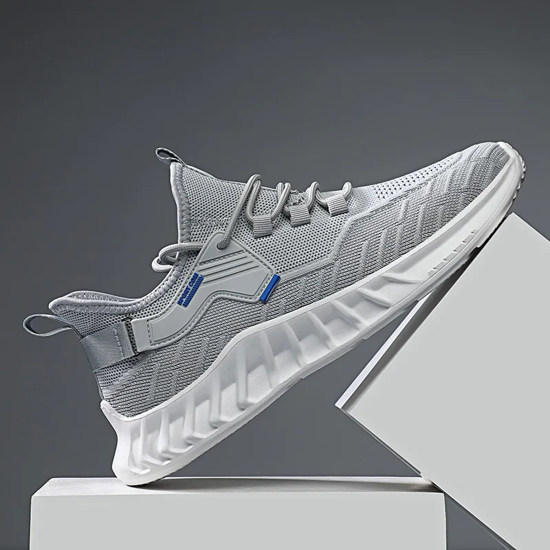 

YRZL Sneakers for Men Shoes Outdoor Antiskid Sneakers Breathable Lightweight Trekking Shoes Men Gym Sports Men Sneakers