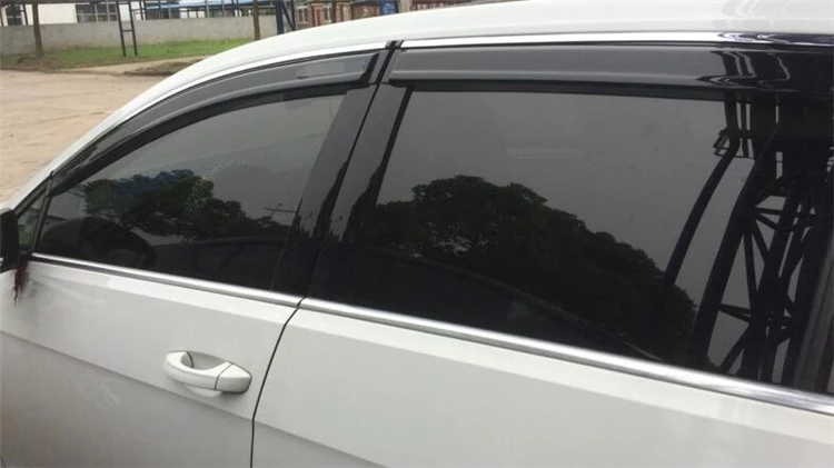 Для Volkswagen MK7 2014 2019 Пластиковый оконный козырек тенты для защиты от солнца и дождя