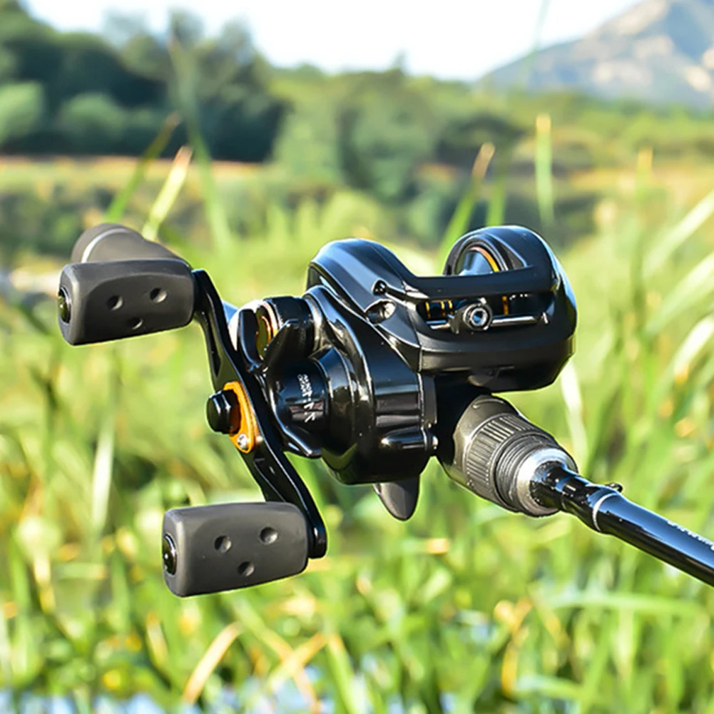 Baitcasting Reel 7.1:1 Brake System Max Drag 8kg Left Right Hand Fishing Waterproof Magnetic Casting Tackle | Спорт и развлечения