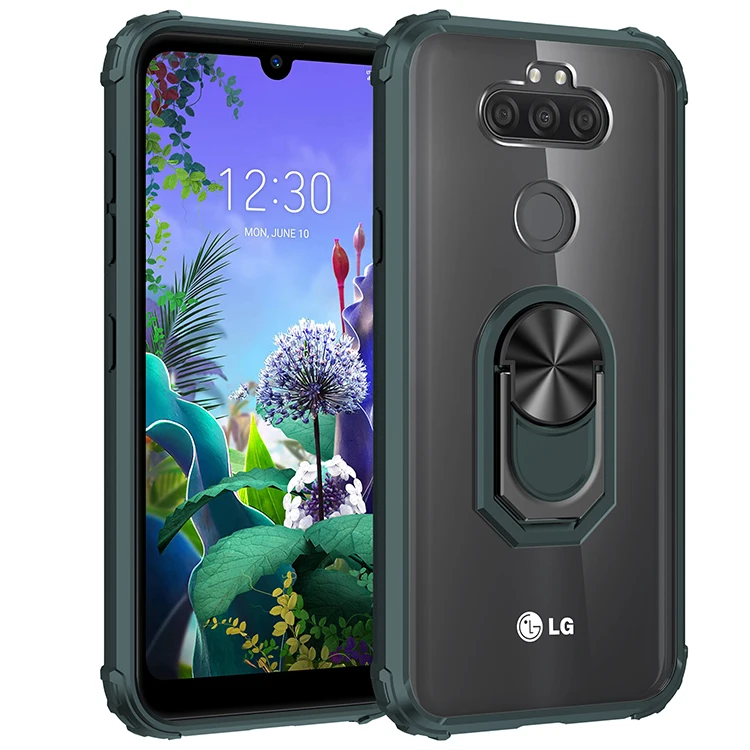 

Чехол для телефона для LG Aristo 5 с защитой от капель и ударостойкому акрил с кольцом-держателем, прозрачный мобильный телефон чехол для телефо...