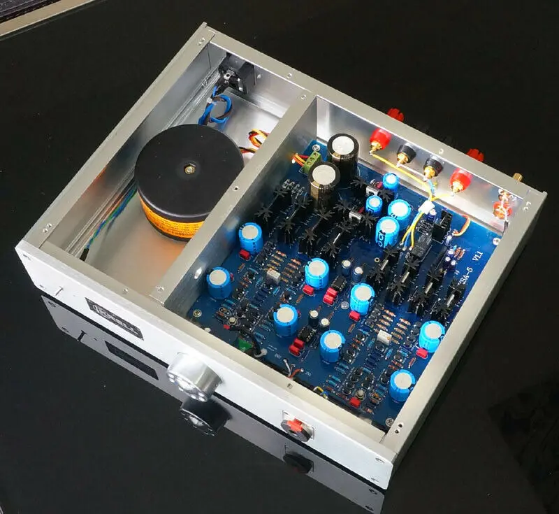 

Assembeld Pure Class A Headphone Amplifier Board Base On KRELL Ksa5 Amp