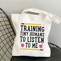 supplies teachers hidden secret printed tote bag women harajuku shopper handbag shoulder girl shopping bag lady gift canvas bag