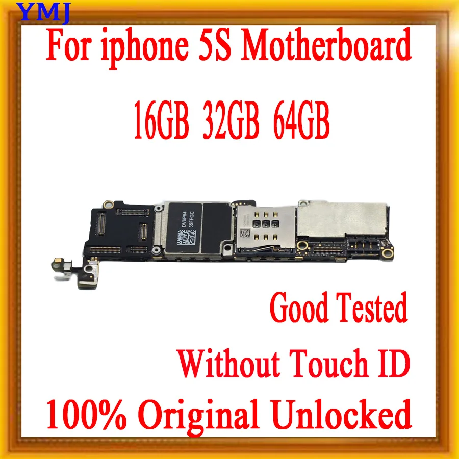 16 ГБ 32 ГБ 64 ГБ для iphone 5S материнская плата с сенсорным ID/без Touch ID, оригинальная разблокированная для iphone 5S материнская плата с ОС