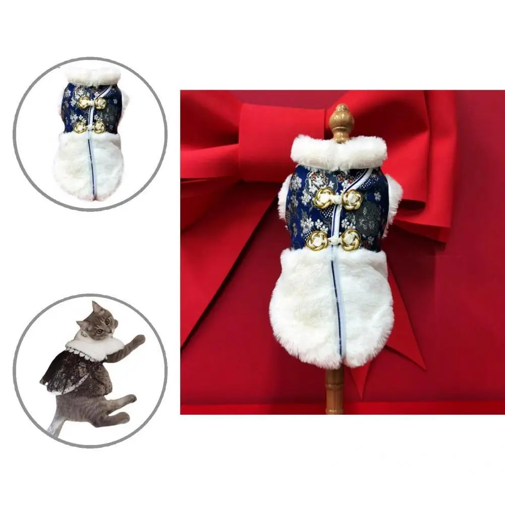 

Одежда для домашних животных стильная ветрозащитная безрукавка для щенков кошек в китайском стиле