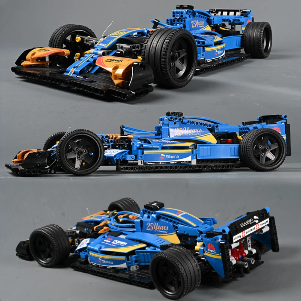

Creative Expert High-tech Formula F1 Super Racing Car 023007 1100pcs Static Version Moc Bricks Technical Model Building Blocks