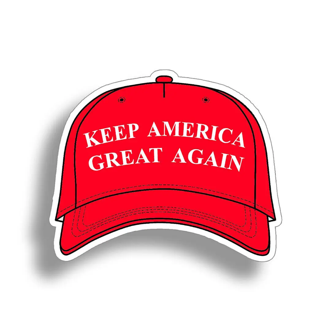

Персонализированная наклейка s Трамп, наклейка на шляпу Keep America Great 2020 MAGA, автомобиль, фотоаксессуары, водонепроницаемые виниловые наклейки