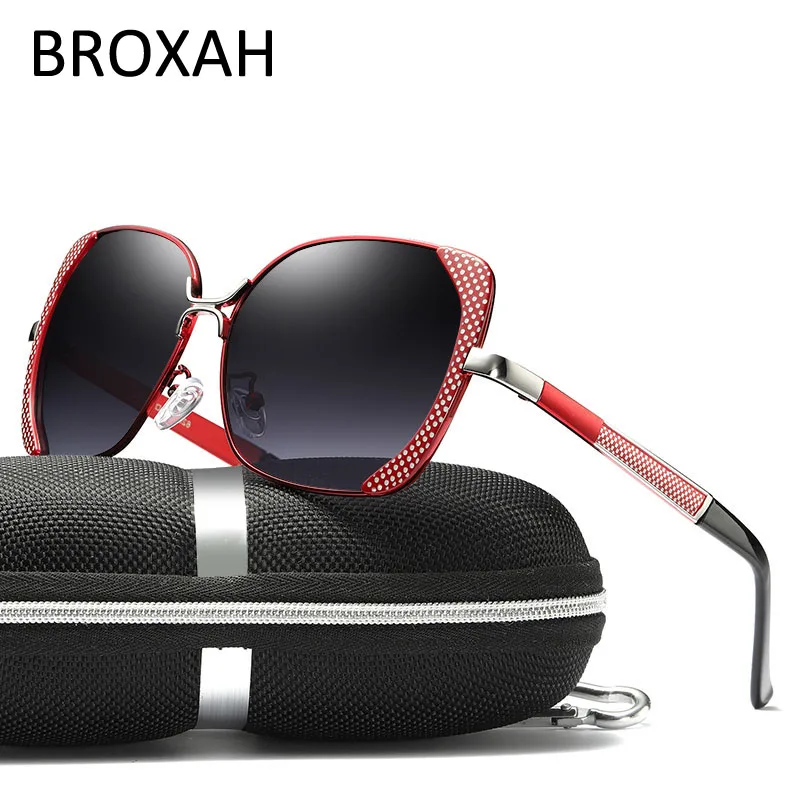 Очки солнцезащитные женские поляризационные модные брендовые дизайнерские