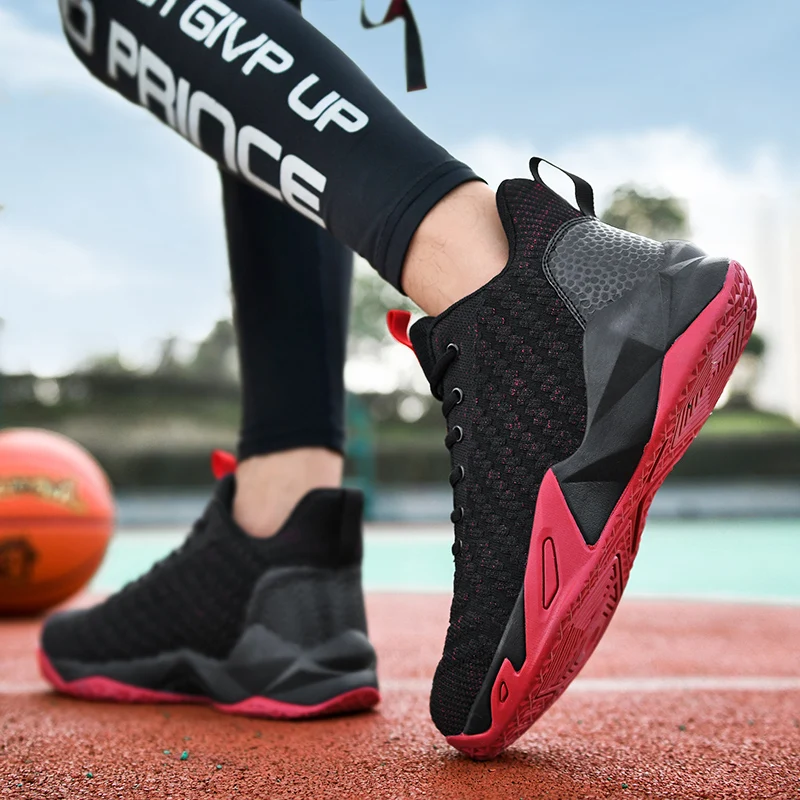 

Men'S Sneakers Fly Mesh Breathable Running Shoes Non-Slip Wear Resistant Comfortable Footwear Male Casual Walking Tennis Men