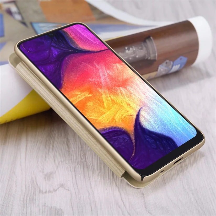 Для samsung Galaxy A50 A50S A30S A30 A10 флип-чехол NILLKIN блестящий тонкий флип-чехол из искусственной кожи чехол для телефона samsung A50