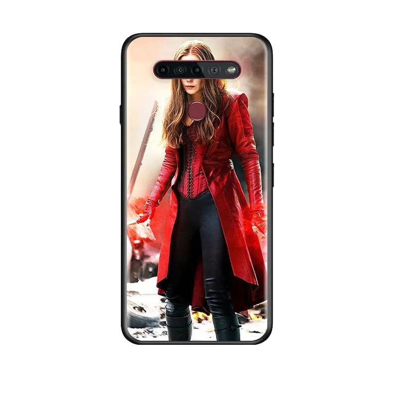 

Marvel Avengers Super Hero Scarlet Witch For LG K92 K71 K62 K61 K52 K51S K50S K42 K41S K40S K31 K30 K22 TPU Silicone Phone Case