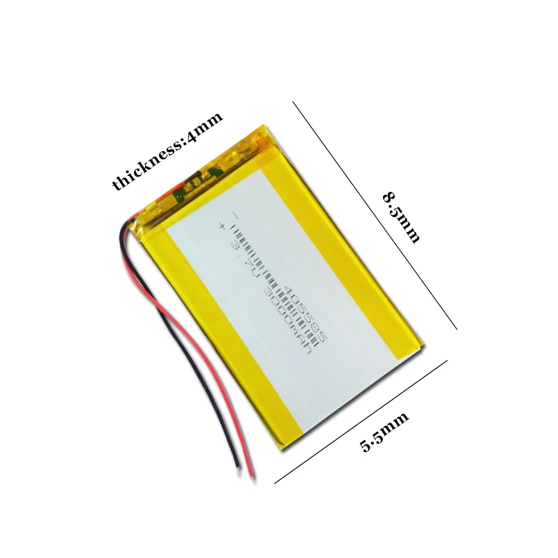 1 шт. 3 7 В Lipo cells 405585 3000 мАч литиевая полимерная аккумуляторная батарея для MP3 MP4 Mobile
