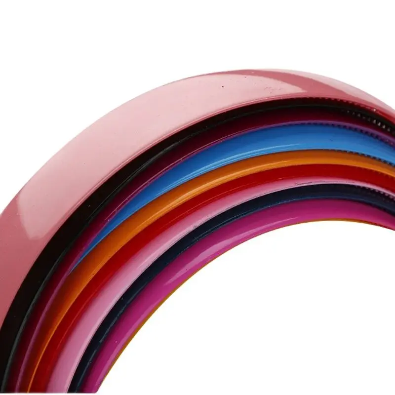 25 мм пластиковый обруч для головы с зубами девочек взрослые DIY жесткие обручи