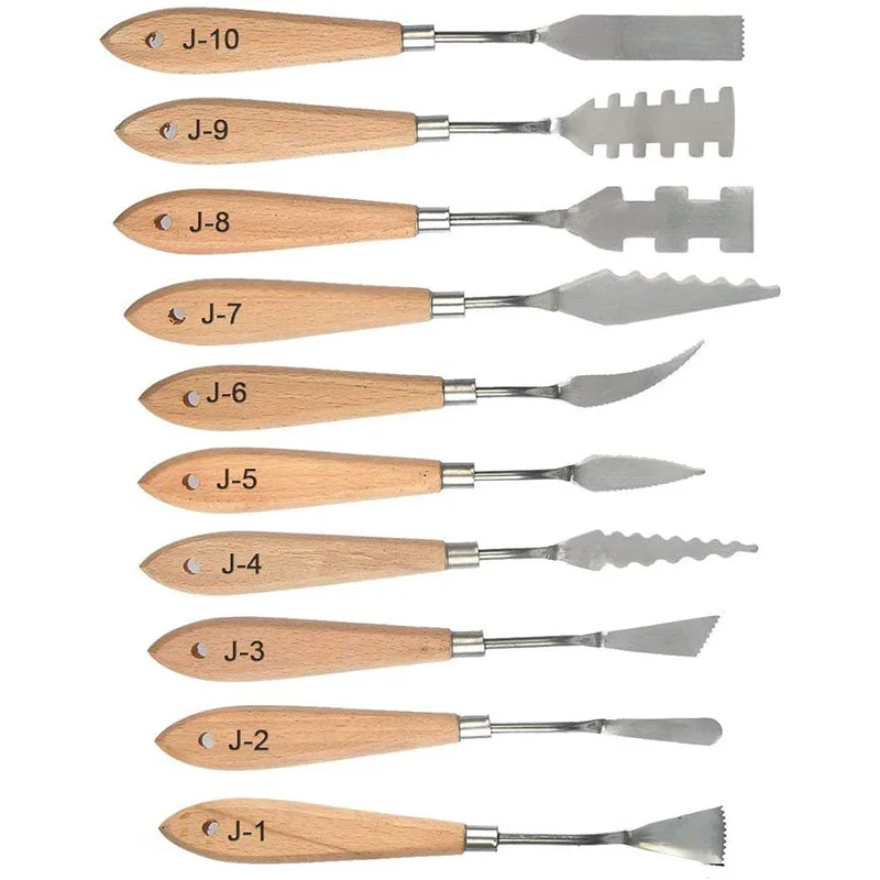 

13Pcs Oil Painting Palette Knives Sets Spatula Paint Professional Oil Painting Palette Oil Paint Spatula