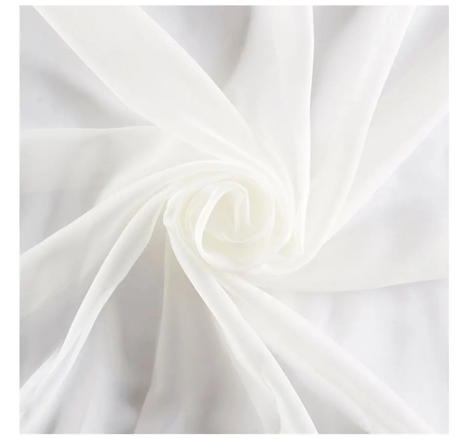 Cream Color Современные однотонные оконные тюлевые занавески для гостиной, кухни, отвесные занавески для спальни, оконная сетка, готовая вуаль - Цвет: Cream Color