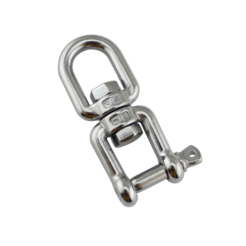 

Stainless Steel 316 Swivel Shackle 10mm Eye&jaw End Swivel Hardware Accessories Boat Fishing Accessories Marine