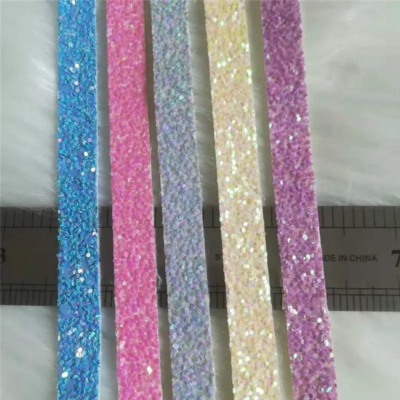 

1 Yard Mosaic Glitter Rhinestones Strips for Shoes Bag Clothing Material Hair Accessories Sewing Ribbons Lace Riband DIY Wrapper
