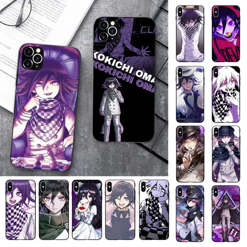 

Kokichi Ouma Girl Phone Case for iPhone 13 11 12 pro XS MAX 8 7 6 6S Plus X 5S SE 2020 XR cover