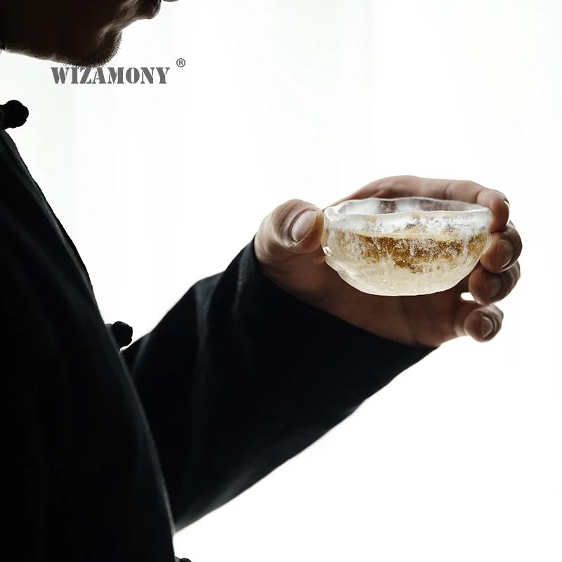 Посуда для напитков из ледяной глазури WIZAMONY чайный сервиз чайная чашка с белой