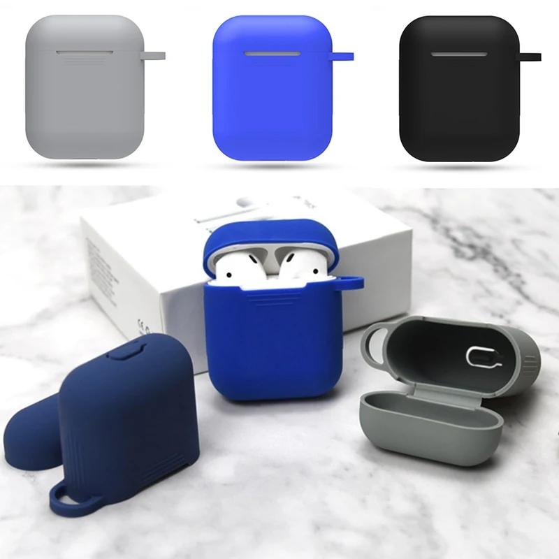 Мягкий силиконовый чехол Ультратонкий протектор чехол для Apple Airpods противоударный чехол для A^ pple гарнитура для Airpods Чехлы коробки для хранения